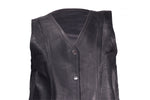 Womens Plain Leather Vest