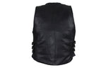 Women's Leather Tactical Motorcycle Vest