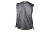 Womens Leather Vest With Gun Pocket