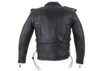 Men's Classic Motorcycle Jacket with Gun Pockets