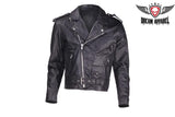 Mens Jacket Naked Cowhide Leather