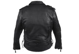 Mens Leather Jacket With Air-Vents