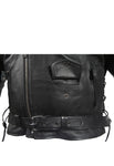 Mens Leather Jacket With Air Vents