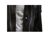 Mens Leather Bon Jovi Jacket With Braid