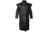 Men Naked Cowhide Duster with Z/o Lining