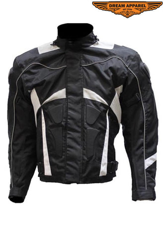 Mens Nylon Motorcycle Jacket