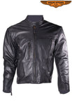 Mens Motorcycle jacket With Zip Out Lining