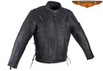 Mens Racer Jacket With Neck Warmer