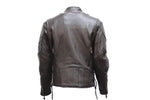 Mens Retro Brown Leather Jacket