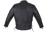 Mens Racer jacket With Zippered Cuffs