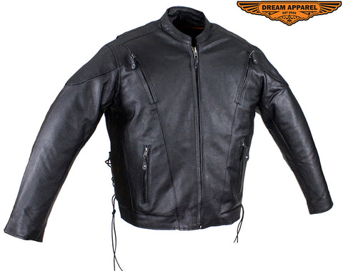 Mens Racer Jacket with Side Laces