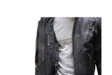 Mens Racer Jacket with Side Zippers