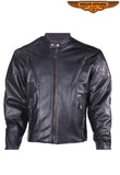 Mens Jacket With Zippered Cuffs