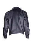 Mens Leather Fashion Jacket With Zippers on Sides