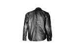 Mens Light Weight Leather Shirt With Buffalo Snaps