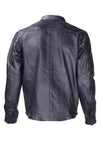Mens Light Weight Leather Shirt For Summer Riding
