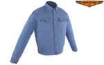 Men's Ultra-Lightweight Blue Denim Jacket