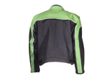 Mens Racer Jacket With Green Stripe