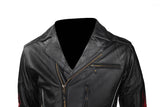 Mens Leather Jacket With Multi Pockets