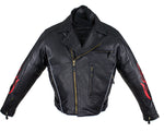 Mens Leather Jacket With Multi Pockets