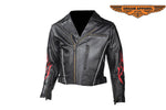 Mens Racer Jacket With Velcro