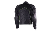 Mens Leather Jacket With Zippered Cuffs