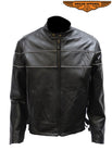 Mens Racer Leather Jacket