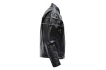 Mens Racing Motorcycle Jacket With Reflective Trim