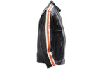Men's Racer Jacket with Racing Stripes