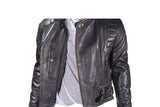 Mens Racer Style Jacket with Padding