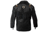 Mens Western Jacket With Braid Accents