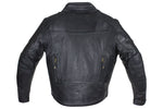 Mens Naked Cowhide Leather Jacket