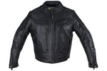 Mens Naked Cowhide Leather Jacket