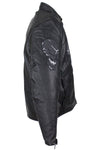 Men's Concealed Carry Jacket with Reflective Skulls