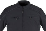 Men's Fluorescent Water Resistant Jacket with Reflective Piping