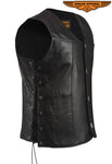 Mens Vest With 4 Buffalo Nickel Snaps