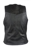 Mens Leather Bullet Replica Vest