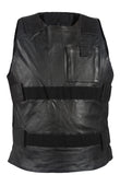 Mens Leather Bullet Replica Vest