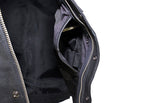 Men's Zippered 1/2" Collar Motorcycle Club Vest