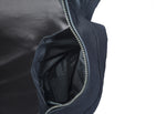 Mens Single Panel Canvas Motorcycle Vest With Gun Pockets