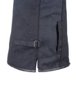Mens Single Panel Canvas Motorcycle Vest With Gun Pockets