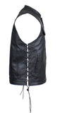 Men's Split Leather Gun Pocket Vest