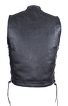 Men's Split Leather Gun Pocket Vest