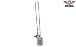 Love & Kisses 2-Piece Dog Tag with Cross