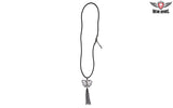 Black & Silver Butterfly Necklace
