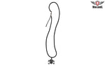 Black Velvet Necklace with Skull & Bones Pendent