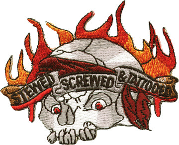 Stewed, Screwed, and Tattooed Patch