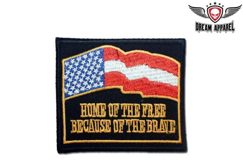 Home Of The Free Because Of The Brave Patch