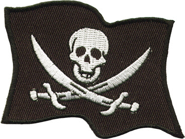 Pirate Flag Biker Patch