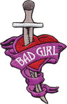 "Bad Girl" Heart & Sword Patch